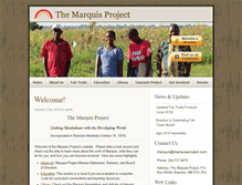 Tablet Screenshot of marquisproject.com
